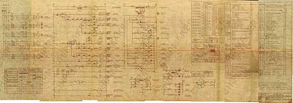 Електрична схема токарного багатошпиндельного верстата 1А240П